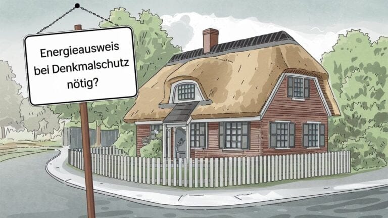 Denkmalschutz und Energieausweis nötig Illustration