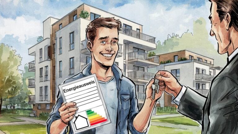 Energieausweis für Eigentumswohnung Titelbild Illustration