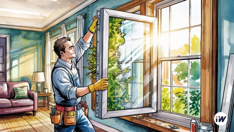 Fenster austauschen Förderung Illustration