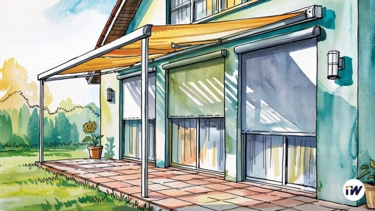 Sonnenschutz Förderung Illustration